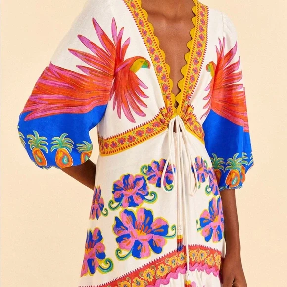 SOLD 🛑 ❌Farm Rio  dresses size medium new with tags - Picture 4 of 16